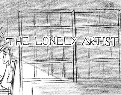 The Lonely Artist - Sample Story Art