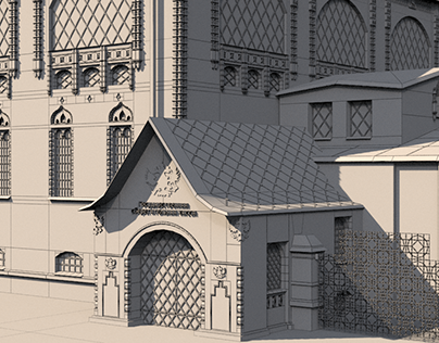 Preview: Modeling of the building of the State Bank