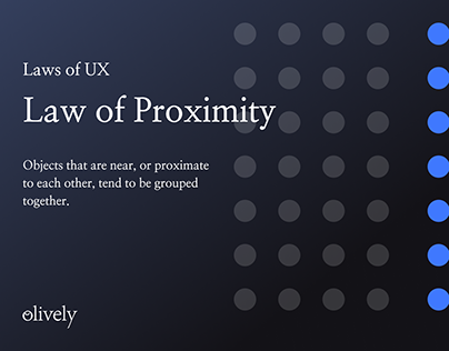 Law of Proximity - Laws of UX
