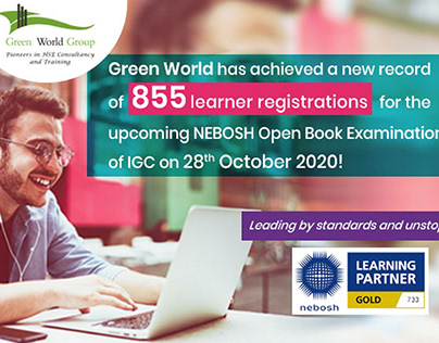 Green World has achieved a new record for Nebosh OBE