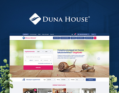 Duna House website redesign