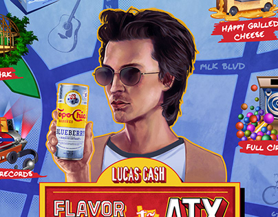 Topo Chico - Flavor Guide to Austin Poster Campaign