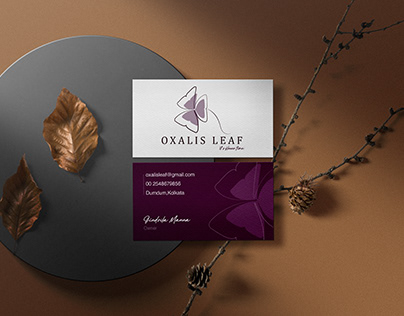 Oxalis Leaf - A Flower Shop Owner Business Card