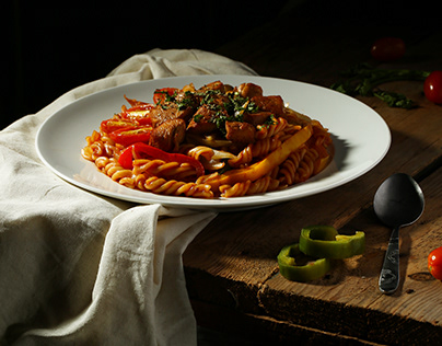 Project thumbnail - Rotini Pasta Photography
