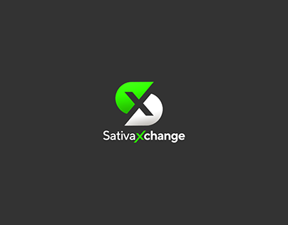 Logo, Mockups and Flyer Design for Sativa Exchange