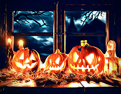 Pumpkin Spooky Night (Spooky Halloween Pumpkins)