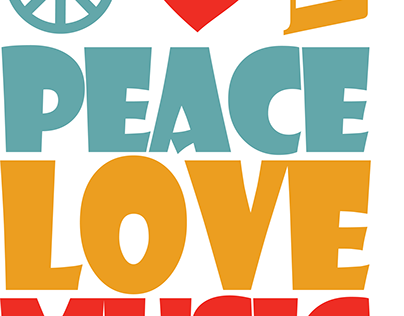 Hippie-Peace-Love-Music-not