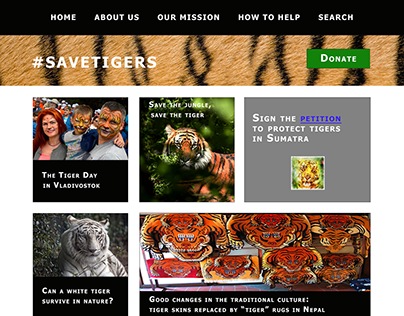 Save tigers / Спаси тигров