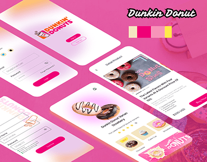 donkin donut to app mobile(redesign)