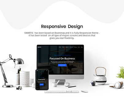 smartic - Creative One Page Parallax Template