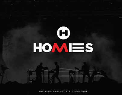 HOMIES Band Logo Brand Identity