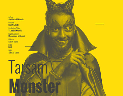 Designing poster tarsam monster