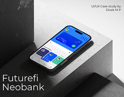 Futurefi Neobank Mobile App UIUX Case Study