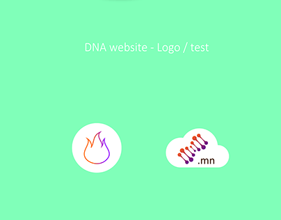 Mongolian Dna website / logo design