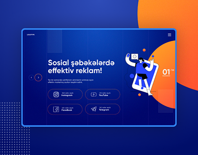 Web Platform for Azeri sosial promotion