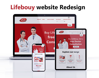 Lifebouy website Redesign