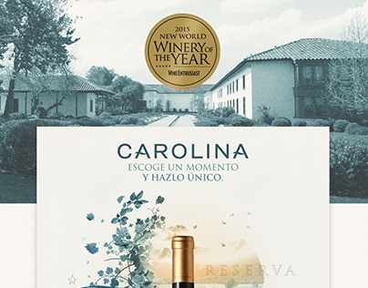 Carolina wines Canadá/ Dirección de Arte