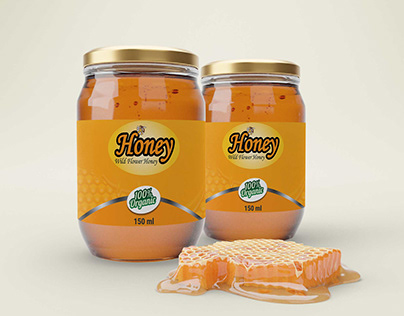 Product Packaging Design - Honey Jar