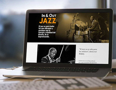 In&Out JAZZ. Brand, Creative-Direction, UI.