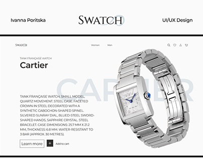 E-commerce watch store/Swatch