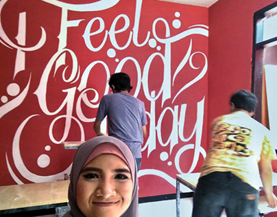 Mural Lettering Seblak Cafe