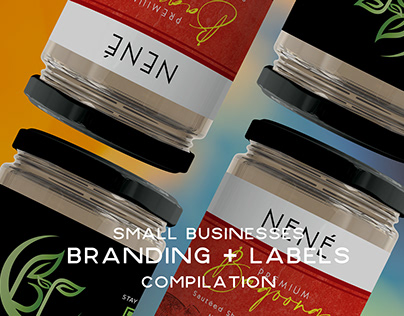 Small Businesses Branding + Label Design