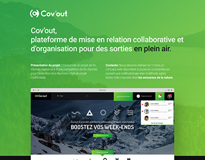 Cov'out, Plateforme de mise en relation collaborative.