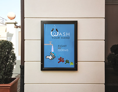 HYGIENE WITH HAND WASHING INFOGRAPHIC POSTER