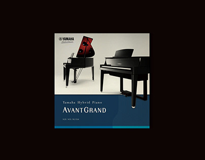 Yamaha Hybrid Piano 型錄設計