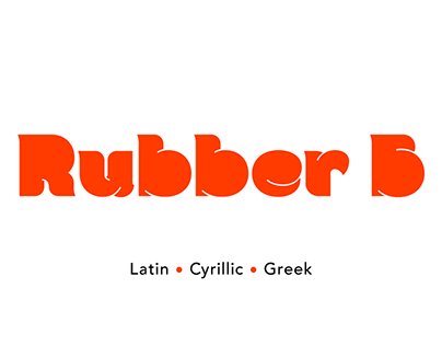 Rubber B Font