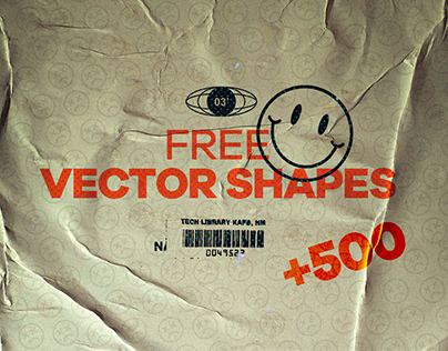 FREE VECTOR SHAPES +500