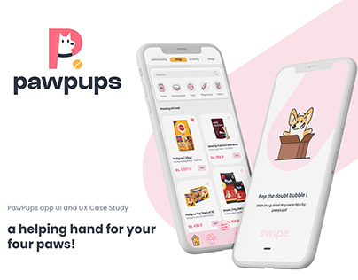 UI/UX - Pawpups, a dog care app