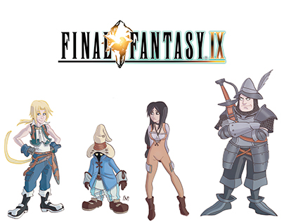 Final Fantasy 9 - Character design