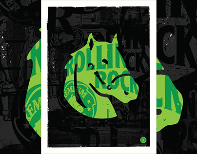 Rolling Rock Poster Series