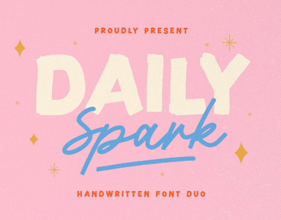 Daily Spark - Handwritten Font Duo