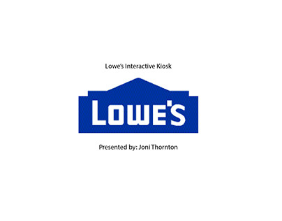 Lowe's Interactive Kiosk