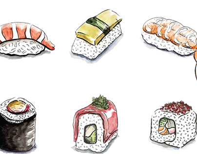 Sushi Prints