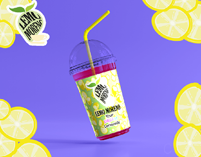 Lemonade Product Design with Branding - Lemo Moreno