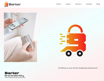 Barter Brand Identity, Ecommerce Logo Branding