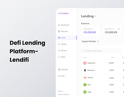 Defi Lending Platform
