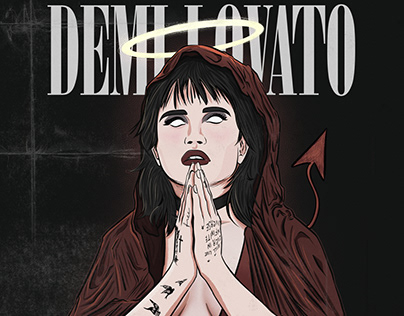 Demi Lovato - Holy Fvck (Comic-style Poster)