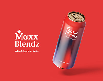 Maxx Blendz Sparkling Water Brand Visual Identity