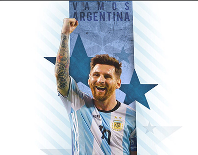 FIFA World Cup 2018 - Argentina & Brazil Poster