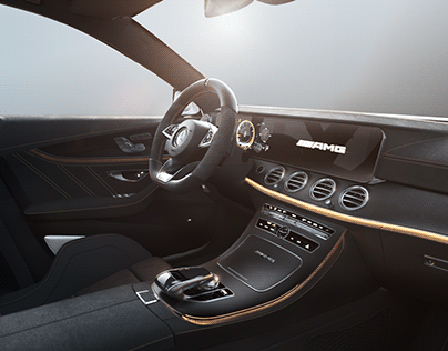 Mercedes-Benz E63s AMG Interior Shots