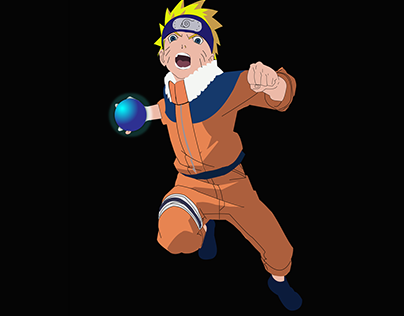 Vector illustration of Naruto