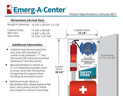 Design: Emerg-A-Center Spec Sheet