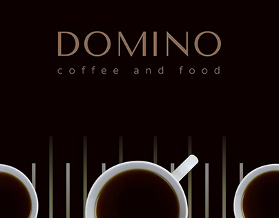 Domino. Coffee and food