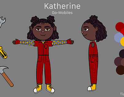Katherine Character Design - In Progress