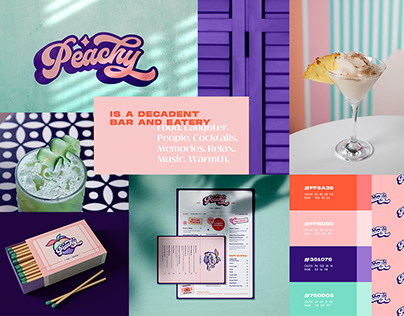 Peachy Restaurant | Brand identity