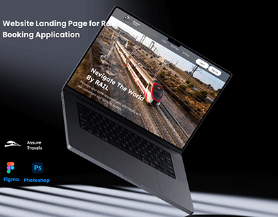 Landing Page For Rail Booking Application